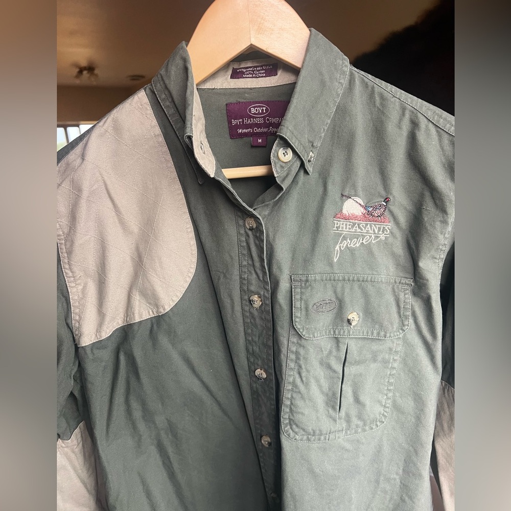 Boyt Harness Co Women's High Prairie Upland Hunting Shooting Shirt Pheasants